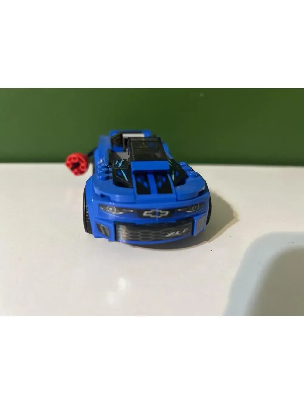 LEGO Speed Champions Chevrolet Camaro ZL1 Race Car 75891 Built Blue #5 NASCAR
